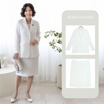 SET3150 화이트정장 스커트세트중년여성의류엄마옷