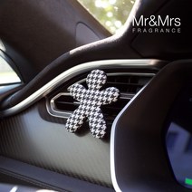 미스터앤미세스 차량용 방향제 니키 본품, 블랙티