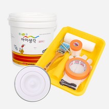 삼화페인트 아이생각 결로텍스 2L + 7인치벽면트레이도구세트, 미스티바이올렛