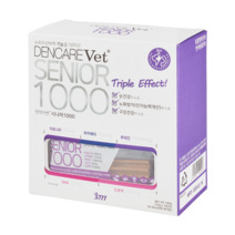 덴케어벳 시니어 강아지 눈건강 항산화 치석관리 껌 30개입