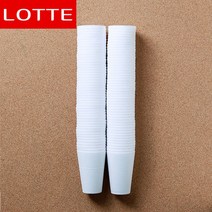 100매 롯데 일회용세모금 종이컵, 없음