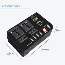 차량용인버터 용접기 태양광 인버터 벽걸이 차량용 다기능 가정용 보정파 인버터 12V ~ 300W 고전력 자동, 01 A