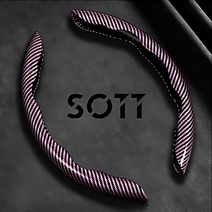 SOTT 고광택 탄소섬유 나노카본 사이드 핸들커버, 카본 라이트핑크