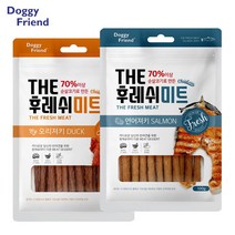 애견 콜레스테롤관리 저염식 육포간식 2종 6봉 스틱 반려동물 강아지음식 이갈이껌 개
