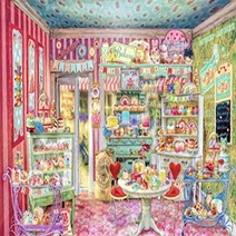 Posterazzi Cake Shop Poster Print by Aimee Stewart (18 x 9) null, 1, 기타