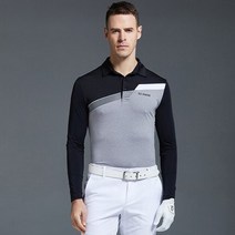 골프복 아울렛새로운 패션 남성 긴 소매 골프 셔츠 통기성 메쉬 캐주얼 S-XXL