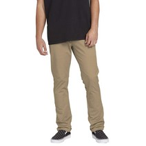 볼컴 남성용 프리킨 슬림 치노 팬츠 스판 바지 블랙 38