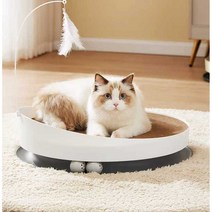 고양이 스크래쳐 냥모나이트 리필 대형 침대 원형 45cm, 교체용(50cm)