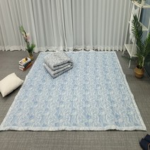 로엘 포레스트 인견 특대카페트(K) 200X230 하나침장, 그레이