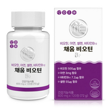 미완성프로젝트 채움 비오틴 B7 600mg x 120정 1개