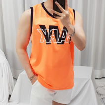 로니케이 형광 컬러 아이비 쿨 메쉬 민소매 나시티 민소매/나시
