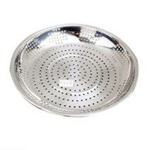 스텐 물빠짐채반 타공채반 채망 김장야채바구니 펀칭채반 주방용품 조리도구 6호