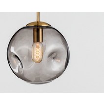 북유럽 스타일 샹들리에 심플한 모던한 침실 머리맡 램프 크리에이티브한 개성 있는 유리 오목한 볼록, 02 5W_02 웜 화이트