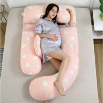 임산부 바디필로우 임신선물 임산부 쿠션 베개 G자형, 블루
