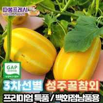 따봉프레시 3차선별 고당도 성주 꿀 참외 백화점납품용 선물용/가정용, 선물용-중과(로열) 10kg