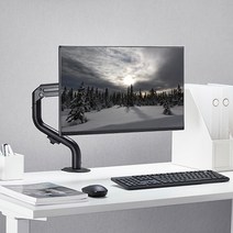 풀모션 모니터 메커니컬 스프링 관절 암형 홀 클램프 받침대 브라켓 삼성 LG 엘지 호환 15 17 18 19 21 24 27인치