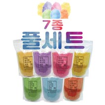 [당일발송] (유치원추천) 천연 솜사탕설탕 7맛 풀세트 딸기 바나나 포도 메론 오렌지 사과 파인애플 세트상품