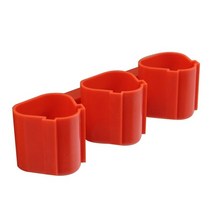 Makita용 10.8V 밀워키 12V 배터리 및 공구 보관함 키트 벽걸이 랙 빨간색, Red, 02 Red
