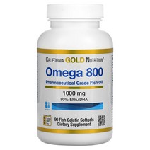 CGN 오메가 800 피쉬오일 EPADHA 80 rTG 1000mg 90정 피쉬젤라틴 소프트젤
