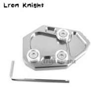 BMW S1000RR S1000 RR S 1000RR 2010-2015 2014 오토바이 CNC 알루미늄 킥 스탠드 풋 사이드 확장 패드 서포트 플레이트 Silver, 1