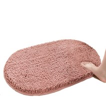 아모르담 융털 극세사 발매트, 핑크