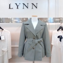 린 린 핀턱 벨티드 자켓LCJKKI0100