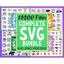 레이저커팅기 마킹기 라벨인쇄기 각인기 대규모 벡터 파일 크리컷 번들 레이저 컷 SVG DXF EPS AI 형식, 한개옵션0
