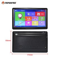TOPSOURCE 자동차 GPS 네비게이션 7 인치 HD 터치 스크린 ce6.0 8GB 네비게이터 맵 Navitel/ espanol/uk/유럽/미국/스페인어