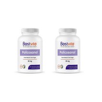 BESTVITE 폴리코사놀 25mg 180정 2팩 Policosanol Vegetarian