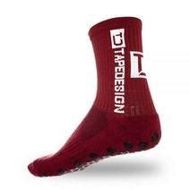 [테이프디자인] 네이마르 논슬립 하프삭스 축구양말 TAPEDESIGN, 와인