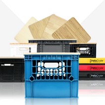 에이원플러스 캠핑박스 폴딩박스 수납 상판 모음, 1개, 운반상자6호 그레이