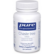 Pure Encapsulations Chaste Tree Vitex 퓨어 인캡슐레이션 순비기나무 바이텍스 120정