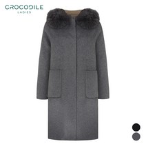 [크로커다일레이디]CL0WCT111_캐시미어 차이나넥 코트