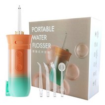 셀프치석제거 구강세정기 물치실 가정용 치아 클리너 정장 water floss newest electric dental scaler tartar care for tooth di, 주황색 상자, 영국