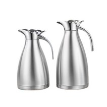 304 스텐 보냉 보온 주전자, 자연 색상1.5L (열 보존 4-6 시간)