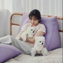 생활특권 등받이 쿠션 쇼파 쿠션 삼각 쿠션, 옐로우(머스터드)