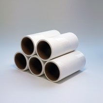 쇼핑몰집 사선커팅 10cm 소형 리필테이프 먼지 돌돌이 테이프 60겹 5개 10개, 5개입