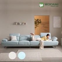 우아미 젠 아쿠아텍스 패브릭 6인용 소파 2color, 아이보리 (J72)