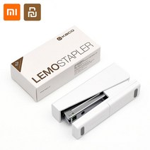 Xiaomi Youpin LEMO 스테이플러 100Pcs 스테이플 가정용 사무실 학교 액세서리 미니 Protable 종이 바인딩 비즈니스 사용|Hand Tool Sets|, 1개, 단일