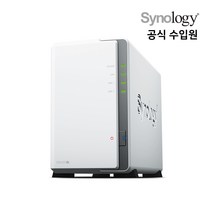 시놀로지 Synology DS220J NAS 스토리지 2베이 + IronWolf NAS 하드 2TB+2TB