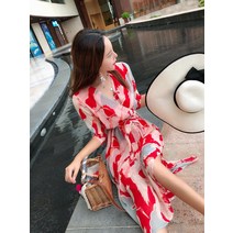 여행 쉬폰 원피스 드라마 대행사 3회 강한나 의상 패션 빨간풍선 조은강 한바다 셔츠