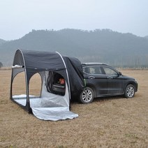 루프탑 텐트 캠핑 차박 SUV-자동차 후면 텐트 자전거 보관 다목적 대형 방수 캐노피 차양 자동차 트렁크, 02 black