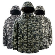 JKSPORTS 에이치투 겨울 밀리터리 기모 패딩 점퍼 작업복 방한복