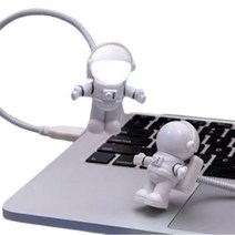 USB 꼬마 전구 우주인 led 독서등 간이 공부 조명 북램프 학습용 공부용 휴대용 독서실 책상 전등 테이블 미니 스탠드 모니터 램프 북라이트