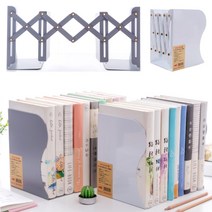사무실 책상 접이식 철제 자바라 책꽂이 서류정리함, 책꽂이-중-화이트