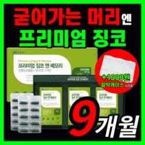jw 중외제약 프리미엄 징코 메모리 은행잎추출물 플라보노이드 아연 고함량 홈쇼핑 집중력 인지력 혈행 기억력 개선 도움 식약처 식약청 인증 인정 공시생 수험생 부모님 직장인 영양제, 270캡슐(9개월)