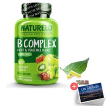 NATURELO 네츄렐로 B컴플렉스 종합 비타민B 120정 +기프트