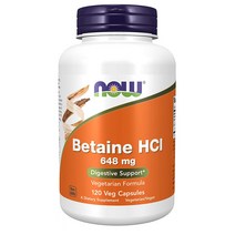 Now Foods Betaine HCl 648mg 베타인 120캡슐 해외, 4개