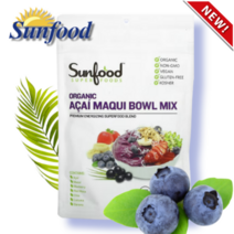 슈퍼 푸드 아사이베리 마퀴 볼 믹스 분말 파우더 Sunfood 170g, 1개