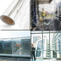 아이필름 비산방지 유리 안전필름 시트지, 투명 두께0.05mm(2MIL)